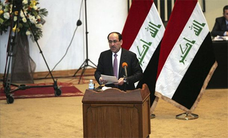 el primer ministro iraqui nuri al maliki